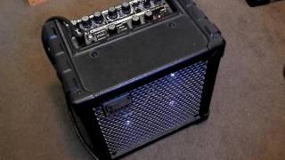 Video thumbnail for Roland Micro Cube RX demo. Great sounds and lots of features by Gearfacts