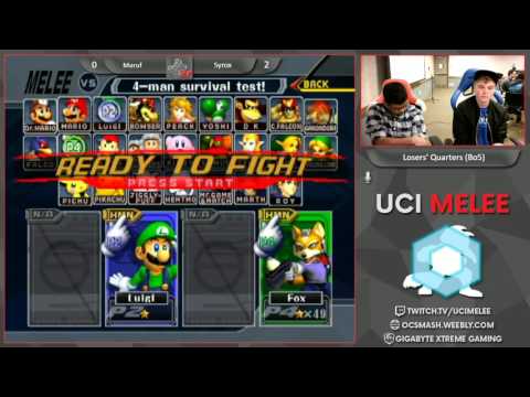 UCI Biweekly 28 - LQF's - Syrox(fox) vs Maruf(luigi)