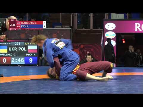 1/4 Women's GP GI - 53 kg: D. HORBUSHKO (UKR) v. K. PYCH (POL)