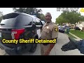 Cop Pulls Over County Sheriff Bodycam Reveals What Went TERRIBLY WRONG