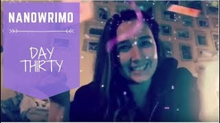 NaNoWriMo 2017 - Day 30