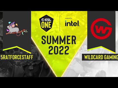 Dota2 - 5RATFORCESTAFF vs Wildcard Gaming - Game 1 - DPC NA Tour 3 - ESL One Summer 2022: Division 1