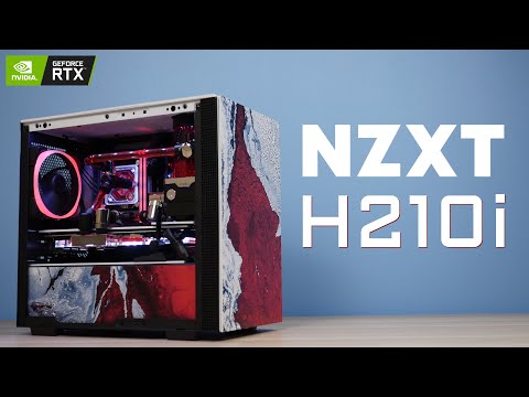 $3700 CUSTOM Water Paint RTX 2080 SUPER i9 10900K Z490 MINI ITX Water Cooled Gaming PC NZXT H210i