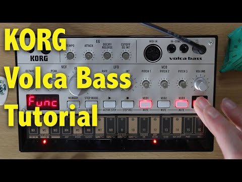 KORG Volca Bass Full Tutorial