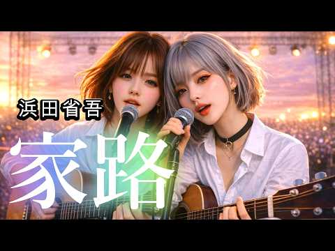 浜田省吾/家路 女性ボーカルでカバーしてみた！ AsYu ai cover songs japanese 🎤Vocal/Akari&times;Reina