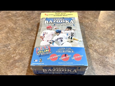 3 HITS!  2004 TOPPS BAZOOKA HOBBY BOX OPENING! (Throwback Thursday)