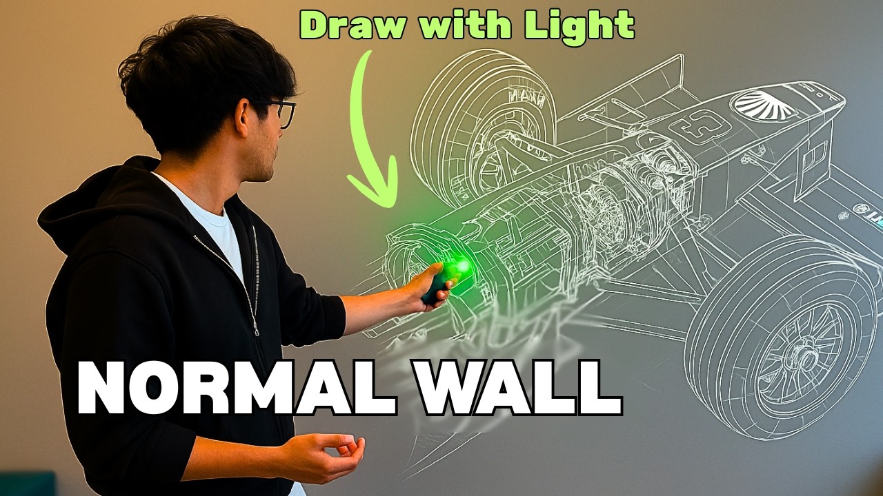 Laser Pen to Draw on Walls