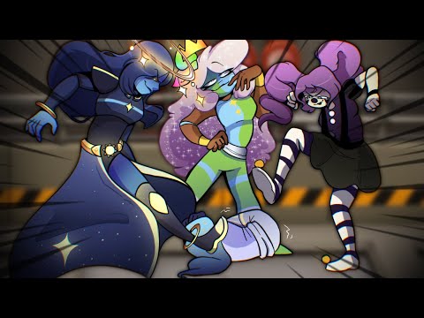 LUNAR GETS BEATEN BY WOMEN in Gang Beasts