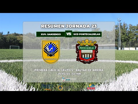 JORNADA 23: XUV. SANXENXO - SCD PONTECALDELAS