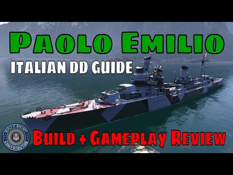Paolo Emilio Italian Destroyers World of Warships Wows DD Review Guide