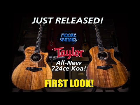 First Look at Taylor's new all-Koa 724ce! Just released today!
