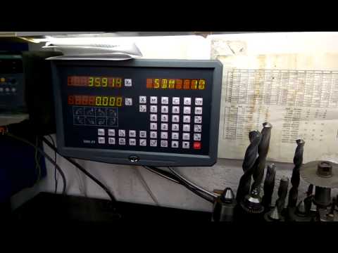 Поставил цифровые линейки на токарный. Lathe DRO SNS-2V