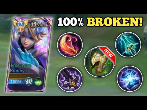 KIMMY 100% BROKEN BUILD 2025! (hard match!💀) KIMMY BEST BUILD -MLBB