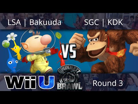 Gwinnett Brawl June - LSA | Bakuuda (Olimar) vs SGC | KDK (DK) - Smash 4 Round 3