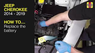 How to Replace the battery on the Jeep Cherokee 2014 to 2019