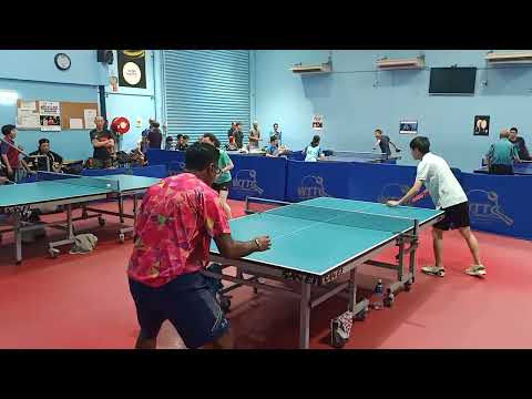 2024 wttc challenge Mingxin Yang (long pips chopper) vs Mithilesh Dronavalli (anti spin) set one