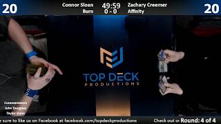 Modern w/ Commentary 12/12/17: Connor Sloan (Burn) vs. Zachary Creemer (Affinity)