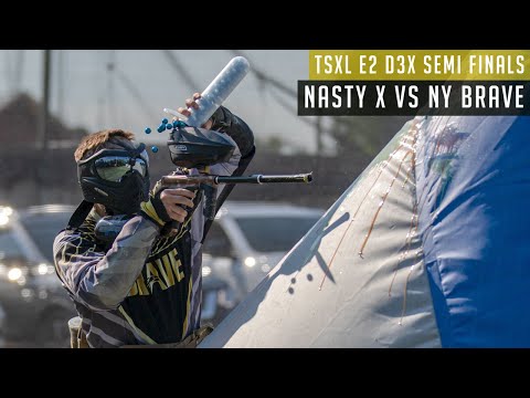 Nasty X vs NY Brave | Division 3 Paintball | Xball Semi Finals | TSXL E2 | Booked Team Raw