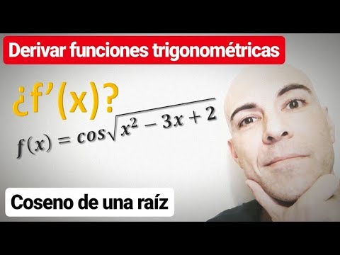 Cómo derivar funciones trigonométricas con raíz. Derivar el coseno de una raíz paso a paso