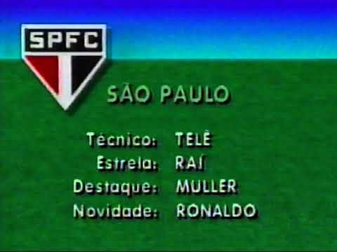 Brasileirão Série A 1992 - São Paulo e Santos - Esporte Espetacular 25/01/1992