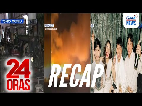 24 Oras: (Part 1) Malakas na pagsabog sa Tondo; sumabog na mga tindahan ng paputok sa Antipolo; atbp