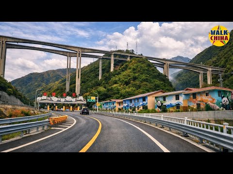 China's Infrastructure Power: First Drive on 2025 Jiu-Mian Expressway | 4K HDR