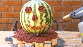 EXPERIMENT 10 000 Matches vs Watermelon