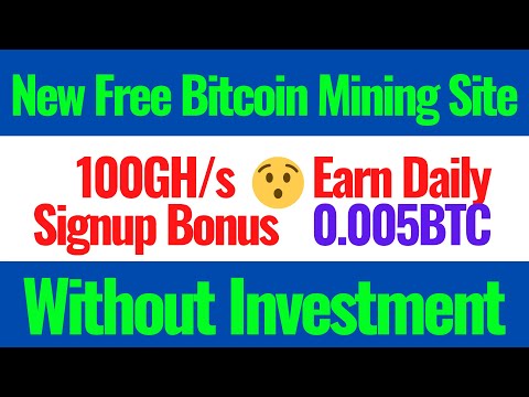 Free bitcoin mining site | new free bitcoin cloud mining site | free BTC mining site 2020