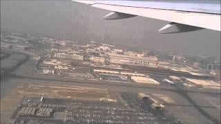 preview picture of video 'Emirates 777 Takeoff from Dubai in Dusty Weather'