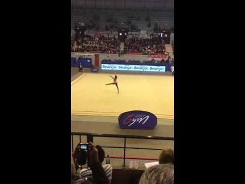 Tissia Aliane Germain Nat A 14-15 ballon - Championnat de France Besançon 2016