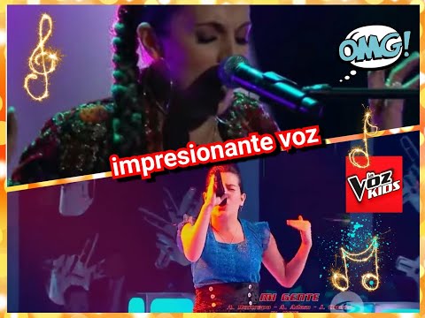 Niña en la voz kids imita la versión de Mayre Martínez -Mi gente- Jbalvin
