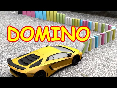 Domino simulation - The MOST REALISTIC simulation