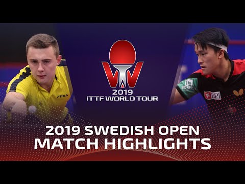Jonatan Mcdonald vs Diogo Chen | 2019 ITTF Swedish Open Highlights (Pre)