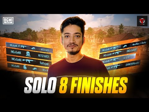 SOLO 8 FINISHES DOMINATION | GRAND FINAL | IPHONE 13 BGMI !