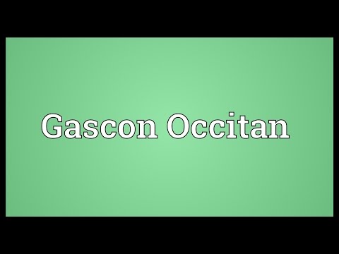 Gascon Occitan Meaning
