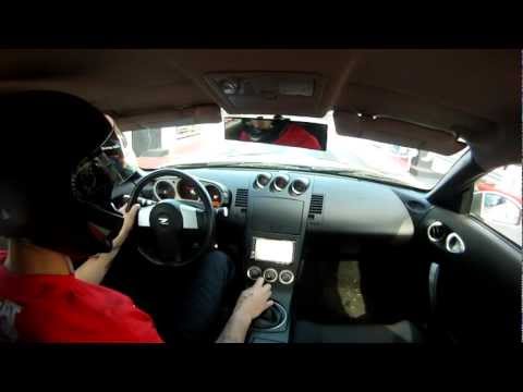 350z 150 shot nitrous 11.56 roll cage mount gopro