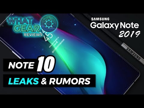 Samsung Galaxy Note 10 - Leaks & Rumors Video