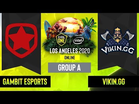 Dota2 - Vikin.GG vs. Gambit Esports - Game 1 - Group A - EU/CIS - ESL One Los Angeles