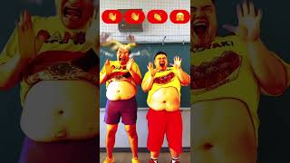 【BIGコラボ】120kgの双子ダブル炎上ぽよぽよダンス😘😘  #フィッシャーズ #dance  #shorts