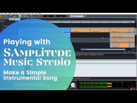 Playing With Samplitude Music Studio: Make a Simple Instrumental Song
