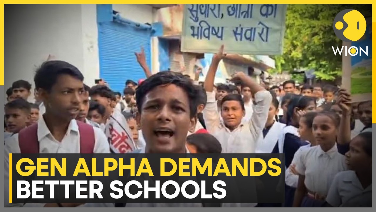 Gen Alpha Protests For Better Education, Rock UP & Rajasthan | WION
