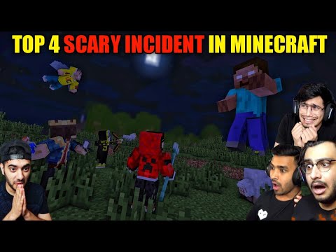 Aditya Gaming Art - Top 4 Scary Incident in Minecraft || Scary Incident