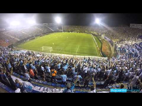 "Copa Libertadores 2015 - Tenes que salir campeon" Barra: La Guardia Imperial • Club: Racing Club