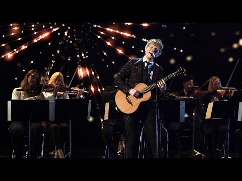 Ed Sheeran at the Royal Variety Performance 2021