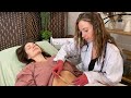 ASMR Belly Button Assessment With SoftSpoken Voice And Sensory Triggers Tapping Palpating Massage