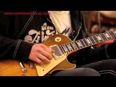 Joe Bonamassa and his Skinner Burst at Rumble Seat Music