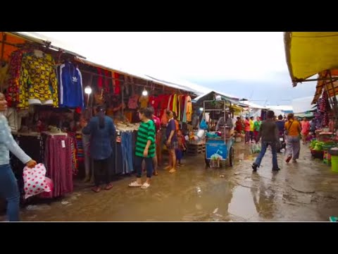 Toul Pongro Village Food - A Walk Around Market Food At Toul Pongro In The Evening