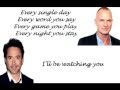 Every Breath You Take By Robert Downey Junior & Sting (with lyrics)