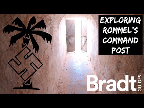 Nazi General Rommel's Afrika Korps HQ in Tunisia, North Africa (Operation Torch - Battle of Mareth)