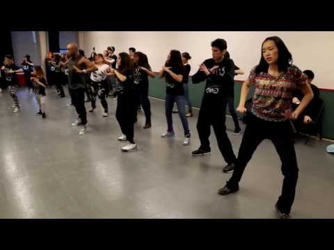 131116 Infinite New York Flash Mob Practice - 2